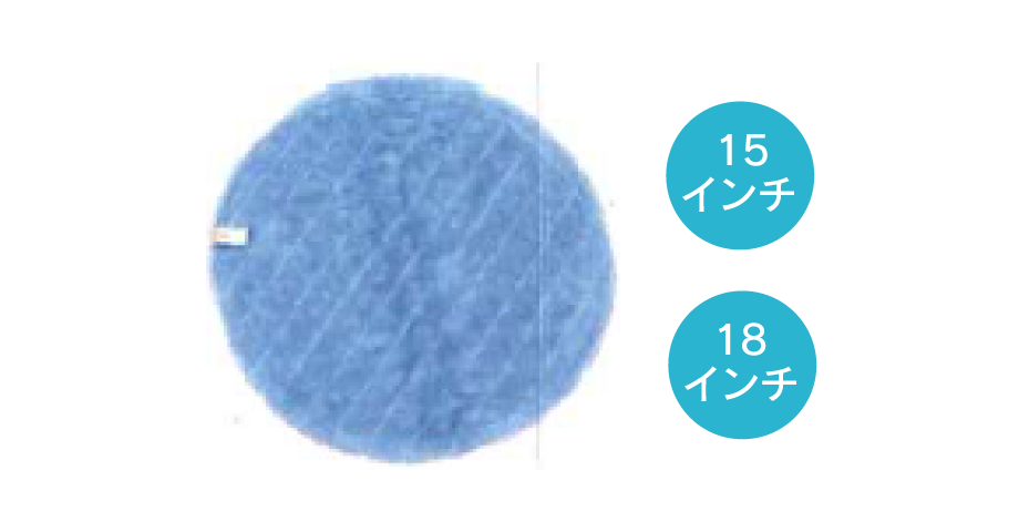 マイクロファイバー製カーペット洗浄用パッド